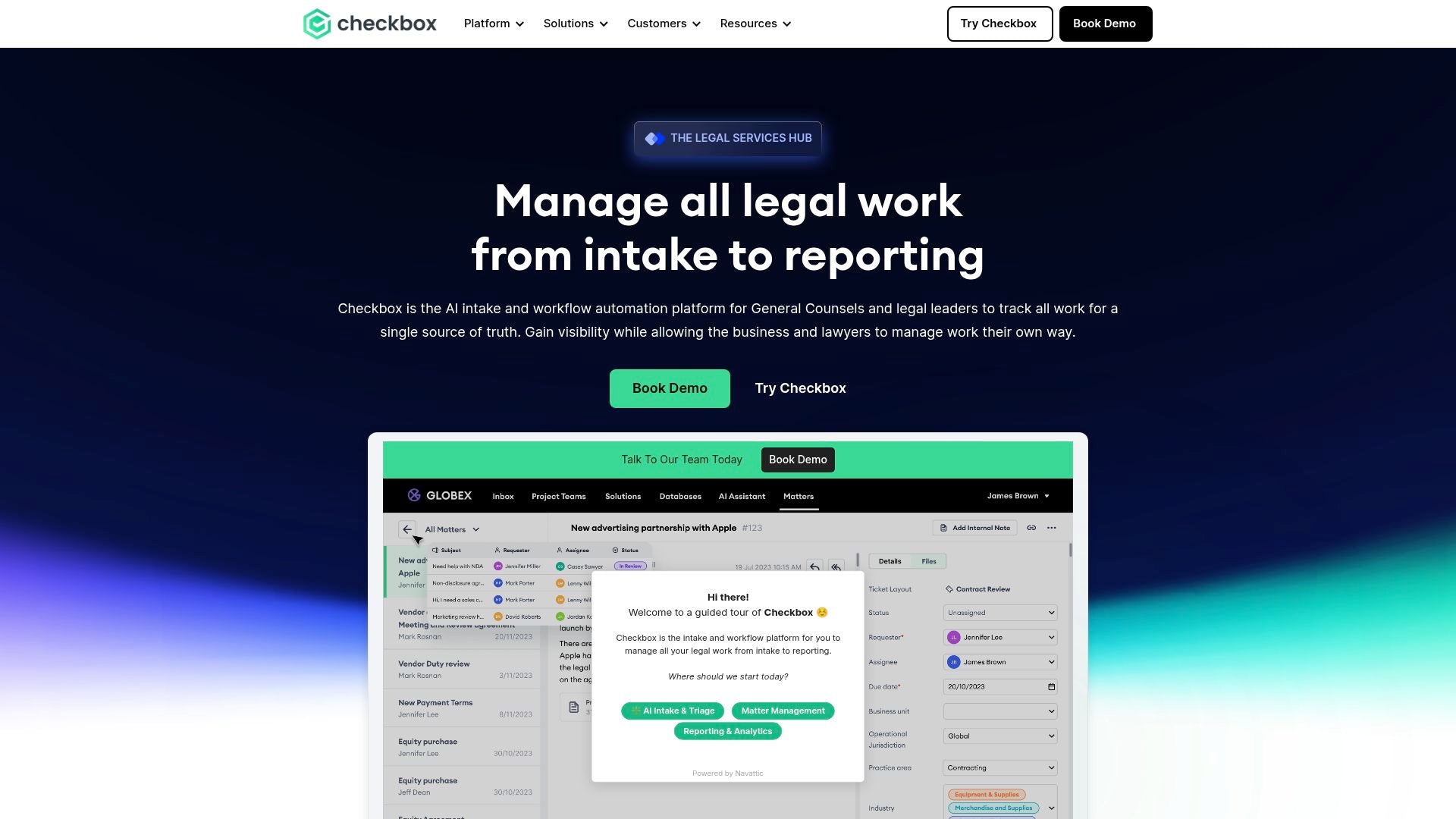 Checkbox - Checkbox automates legal workflows with AI-driven no-code ...
