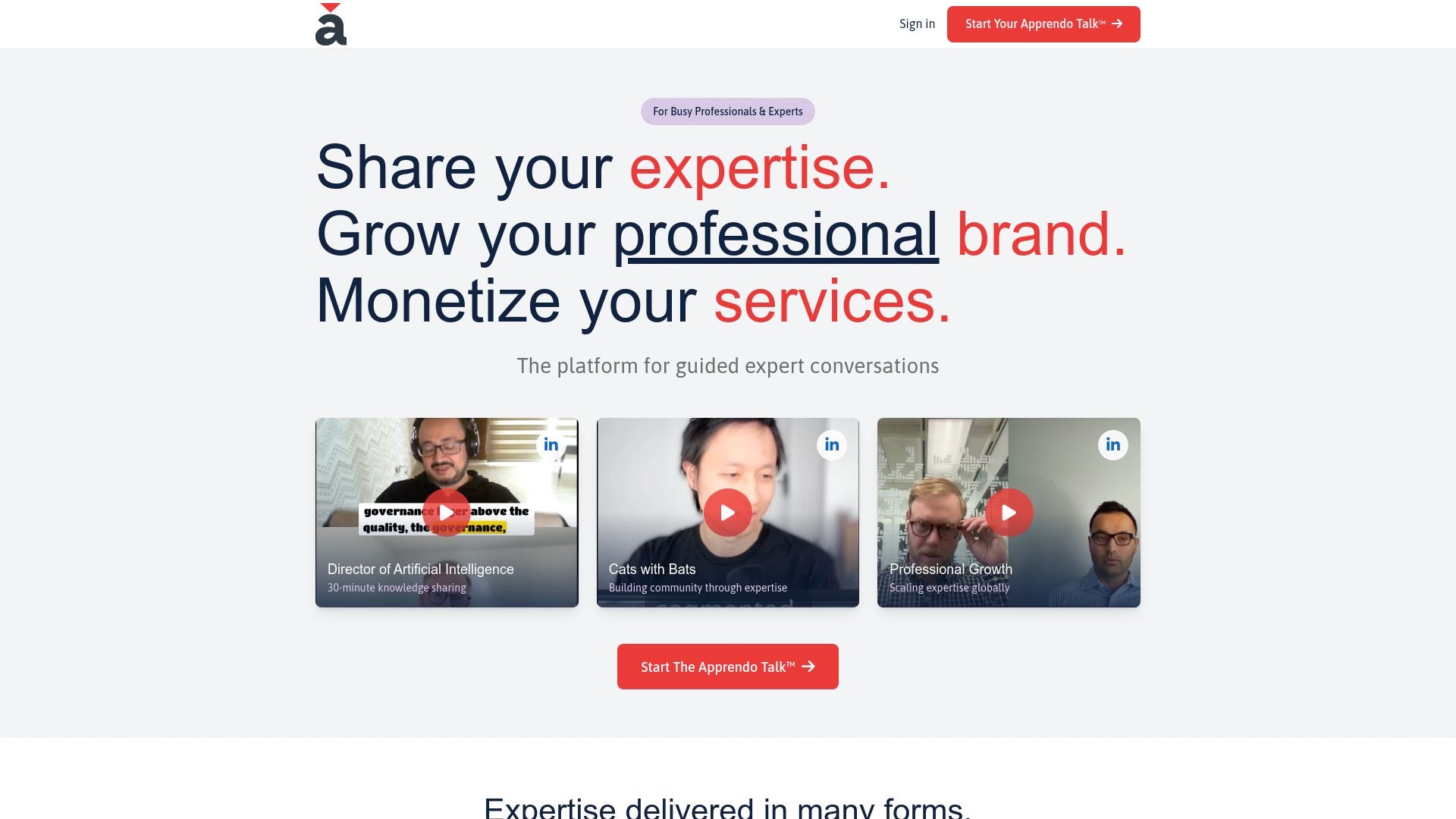 Apprendo - Apprendo lets you share expertise through guided ...