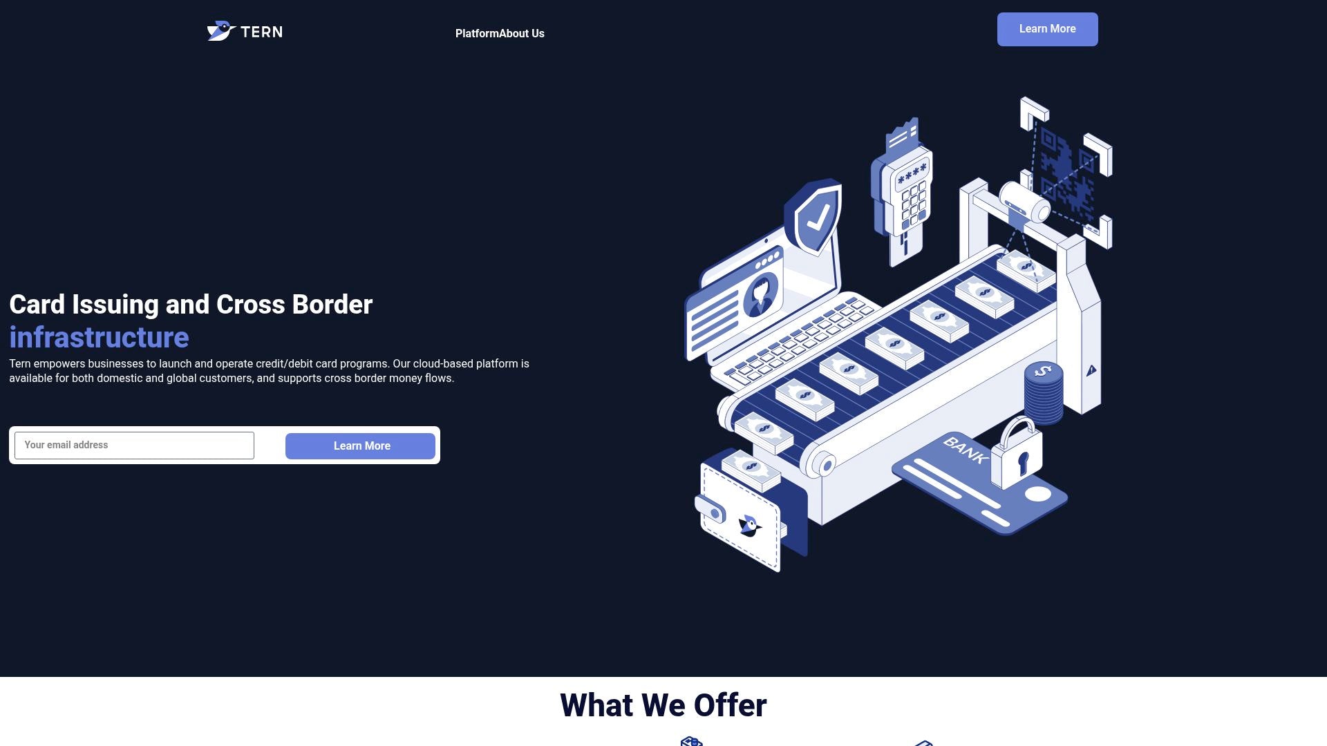 Tern - Launch and manage card programs with Tern's scalable platform.