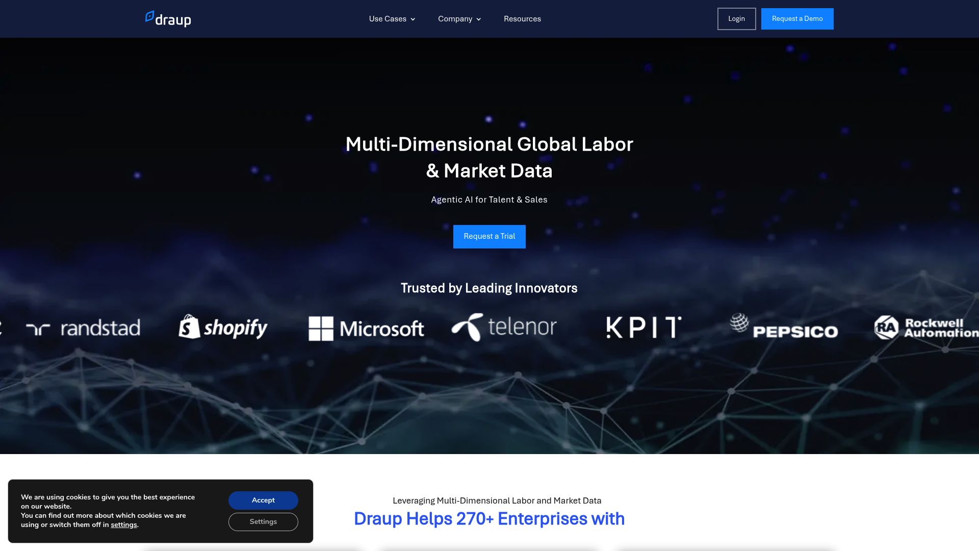 Draup - Empowers businesses with AI-driven sales and talent intelligence.